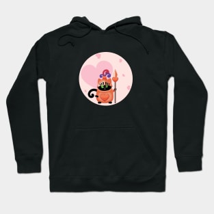 Black cat amour knight Hoodie